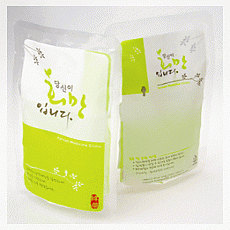 [덕산]희망/한약파우치/스텐딩파우치/한약봉지/비닐포장지100×170mm 100매 단위