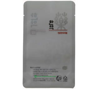 [덕산]은빛한약(튼튼팩) 100장 단위/한약파우치/스탠딩파우치/한약봉지/비닐포장지100×170mm